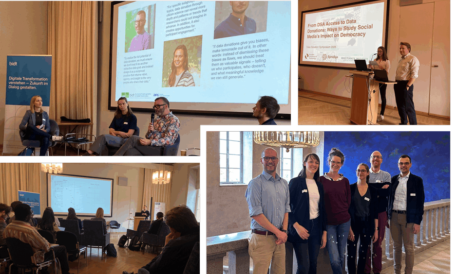 Data Donation Symposium with speakers and participants