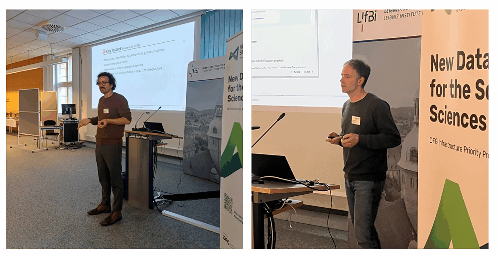 Frieder Rodewald and Sebastian Prechsl at the SPP workshop